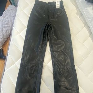 BRAND NEW leather pants from abercrombie